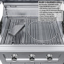 Sunstone Magnolia 10 Ft Outdoor ADA Kitchen Cabinet Island Package