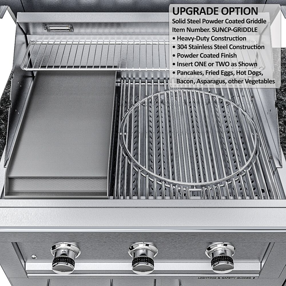 Sunstone Magnolia 10 Ft Outdoor ADA Kitchen Cabinet Island Package