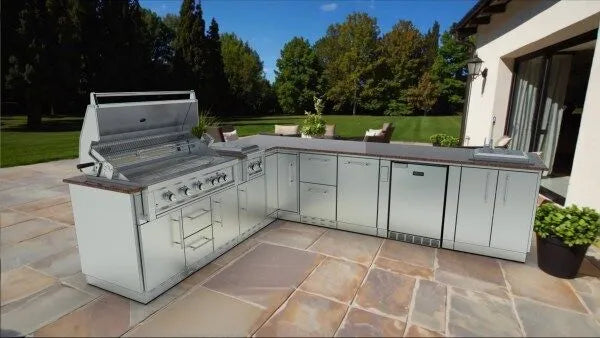 Sunstone L-Shaped 8.1' x 11' THE RANCHER Outdoor Kitchen Package