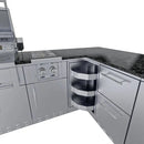 Sunstone L-Shaped 8.1' x 11' THE RANCHER Outdoor Kitchen Package