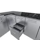 Sunstone L-Shaped 8.1' x 11' THE RANCHER Outdoor Kitchen Package