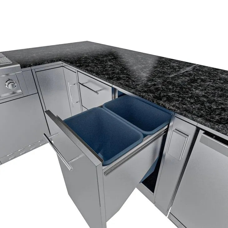 Sunstone L-Shaped 8.1' x 11' THE RANCHER Outdoor Kitchen Package
