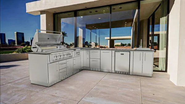 Sunstone L-Shaped 8.1' x 11' THE RANCHER Outdoor Kitchen Package