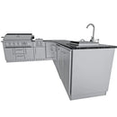 Sunstone L-Shaped 8.1' x 11' THE RANCHER Outdoor Kitchen Package