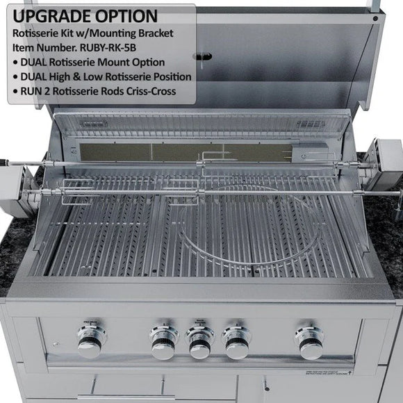 Sunstone The Savanna 16 Foot 60° Outdoor Kitchen Cabinet Package