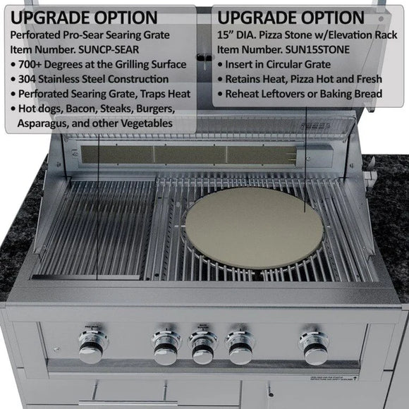 Sunstone The Savanna 16 Foot 60° Outdoor Kitchen Cabinet Package