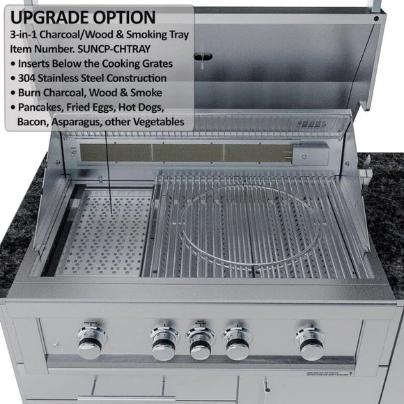 Sunstone The Savanna 16 Foot 60° Outdoor Kitchen Cabinet Package