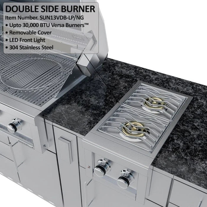 Sunstone The Savanna 16 Foot 60° Outdoor Kitchen Cabinet Package