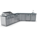 Sunstone The Savanna 16 Foot 60° Outdoor Kitchen Cabinet Package