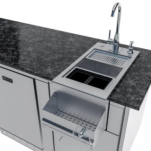 Sunstone The Savanna 16 Foot 60° Outdoor Kitchen Cabinet Package