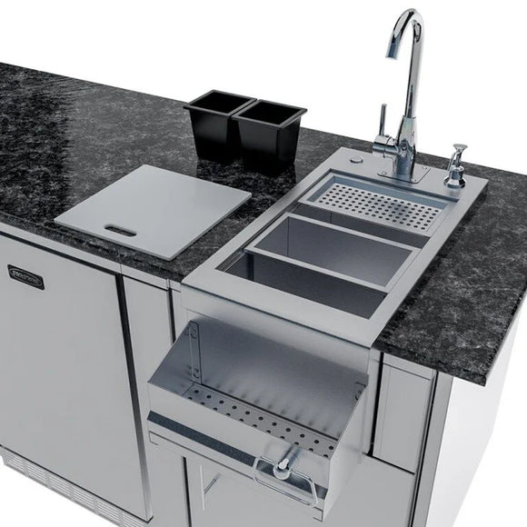 Sunstone The Savanna 16 Foot 60° Outdoor Kitchen Cabinet Package