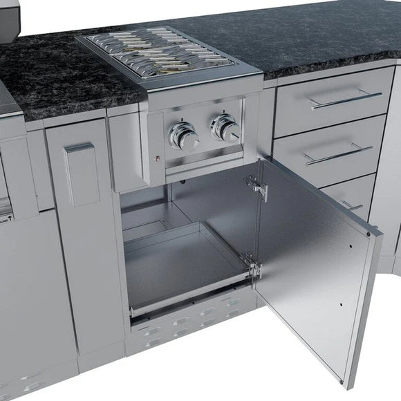 Sunstone The Savanna 16 Foot 60° Outdoor Kitchen Cabinet Package