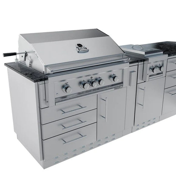 Sunstone The Savanna 16 Foot 60° Outdoor Kitchen Cabinet Package