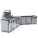 Sunstone The Savanna 16 Foot 60° Outdoor Kitchen Cabinet Package