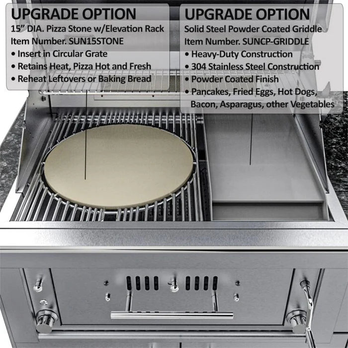 Sunstone The Texas Tango 19FT Outdoor Cabinet large Island Package