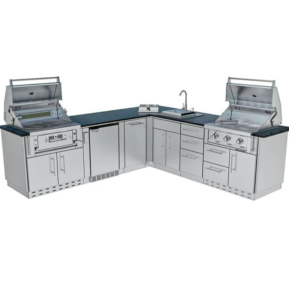 Sunstone The Texas Tango 19FT Outdoor Cabinet large Island Package