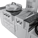 Sunstone The Texajun 9 Ft Cajun Outdoor Cabinet Kitchen Island