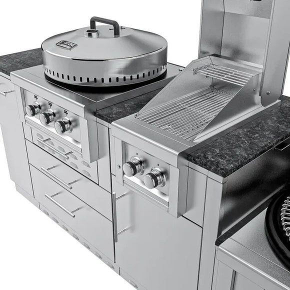 Sunstone The Texajun 9 Ft Cajun Outdoor Cabinet Kitchen Island