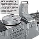 Sunstone The Texajun 9 Ft Cajun Outdoor Cabinet Kitchen Island