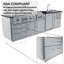 Sunstone Hill Country 13 Ft 6 In Outdoor Kitchen Cabinet Island