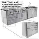 Sunstone The Texajun 9 Ft Cajun Outdoor Cabinet Kitchen Island