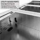 Sunstone 13 Foot 7 Inch French Quarter Outdoor Kitchen Island Package