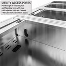 Sunstone Magnolia 10 Ft Outdoor ADA Kitchen Cabinet Island Package