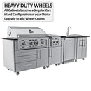 Sunstone The Brazos 9-Foot Outdoor Kitchen Island Package