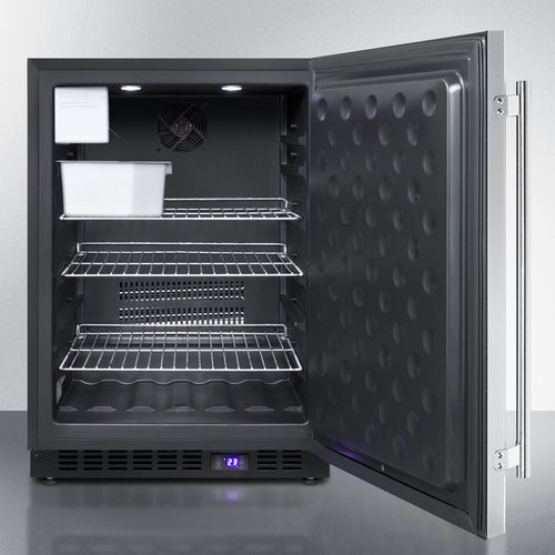 Summit 24 Inch Outdoor Freezer with Solid Door and Lock