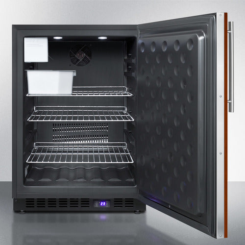 Summit 24 Inch Outdoor Freezer with Panel Ready Solid Door