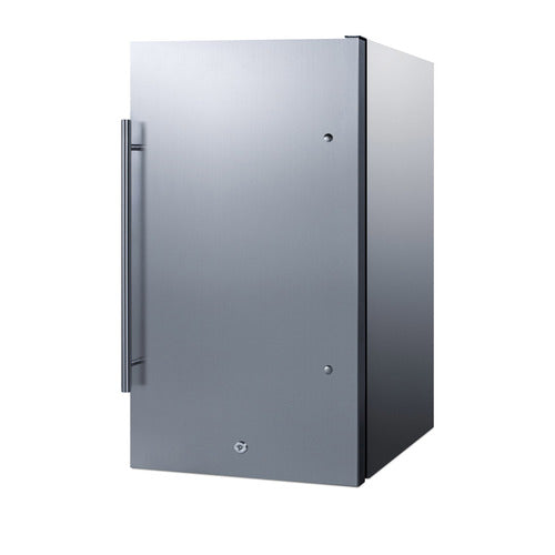 Summit 19 Inch Outdoor Refrigerator with Solid Door