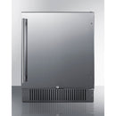 Summit 27 Inch Outdoor Refrigerator with Solid Door and Lock
