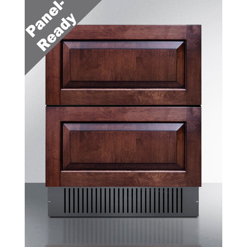 Summit 27 Inch Outdoor Refrigerator  with Panel Ready Drawers