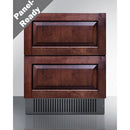 Summit 27 Inch Outdoor Refrigerator  with Panel Ready Drawers