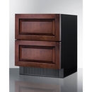 Summit 27 Inch Outdoor Refrigerator  with Panel Ready Drawers