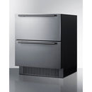 Summit 27 Inch Outdoor Refrigerator with Drawers