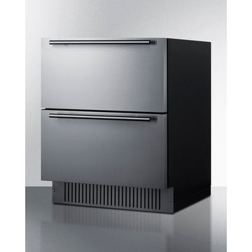 Summit 27 Inch Outdoor Refrigerator with Drawers