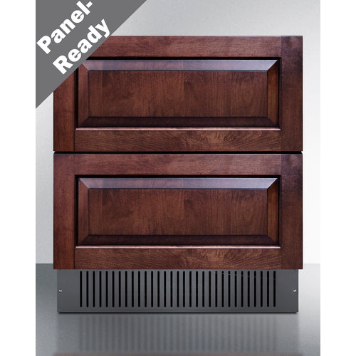 Summit 30 Inch Outdoor Refrigerator with Panel Ready Drawers