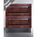 Summit 30 Inch Outdoor Refrigerator with Panel Ready Drawers