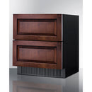 Summit 30 Inch Outdoor Refrigerator with Panel Ready Drawers