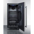 Summit 15 Inch Outdoor Refrigerator with Solid Door and Lock