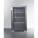 Summit 19 Inch Outdoor Beverage Center with Glass Door 