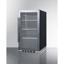 Summit 19 Inch Outdoor Beverage Center with Glass Door