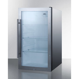 Summit 19 Inch Outdoor Beverage Center with Glass Door