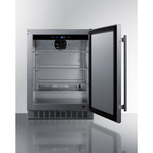 Summit 24 Inch Outdoor Refrigerator ADA with Door