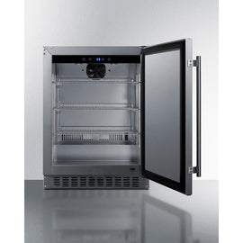 Summit 24 Inch Outdoor Refrigerator ADA with Door
