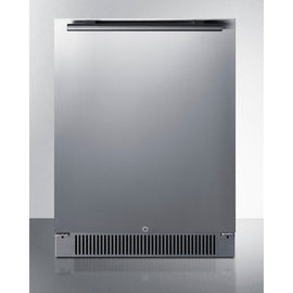 Summit 24 Inch Outdoor Refrigerator with Solid Door and Lock