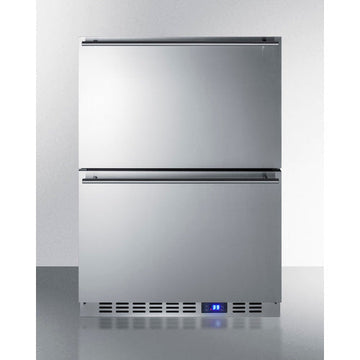 Summit 24 Inch Outdoor Refrigerator with Drawers