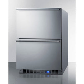Summit 24 Inch Outdoor Refrigerator with Drawers