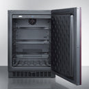 Summit 24 Inch Outdoor Refrigerator with Panel Ready Solid Door 
